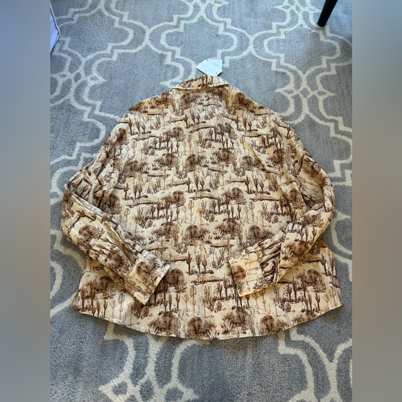 New Cami NYC Belski Linen Shirt in Desert Size Small - Picture 6 of 6